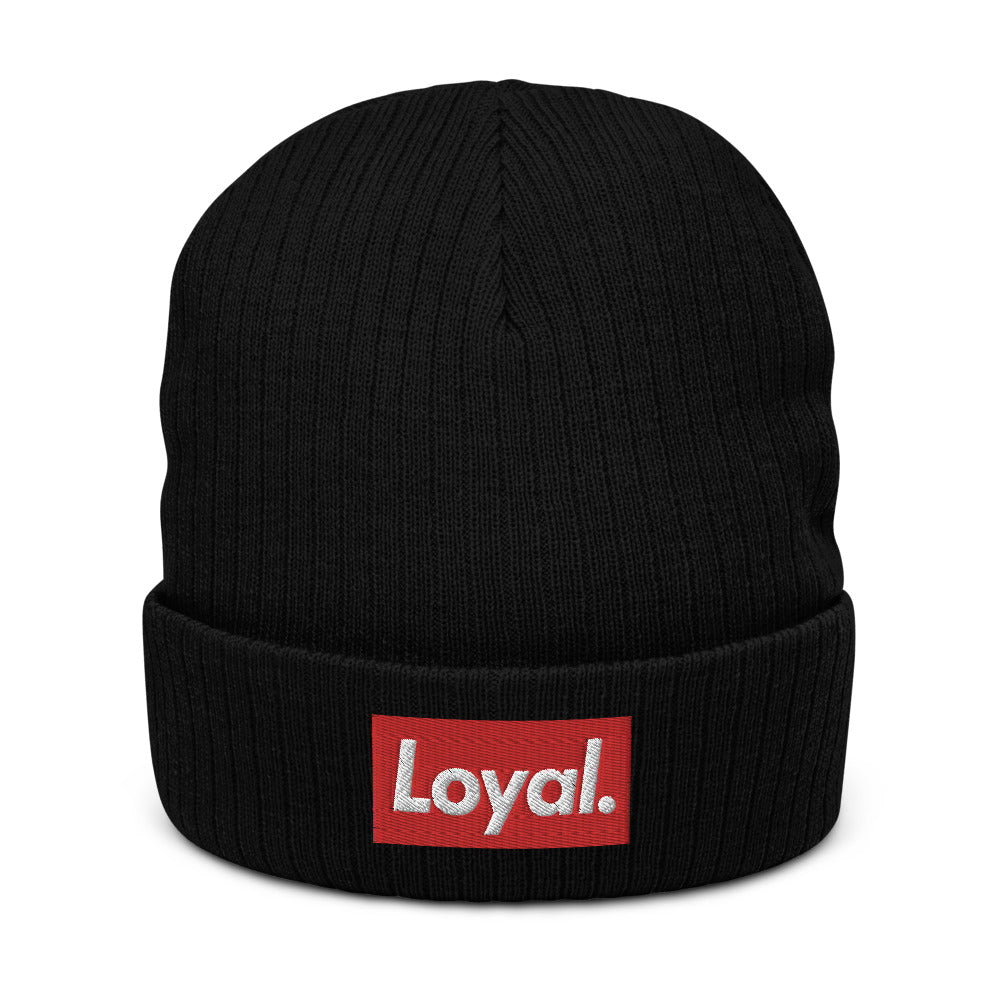 Recycled cuffed beanie